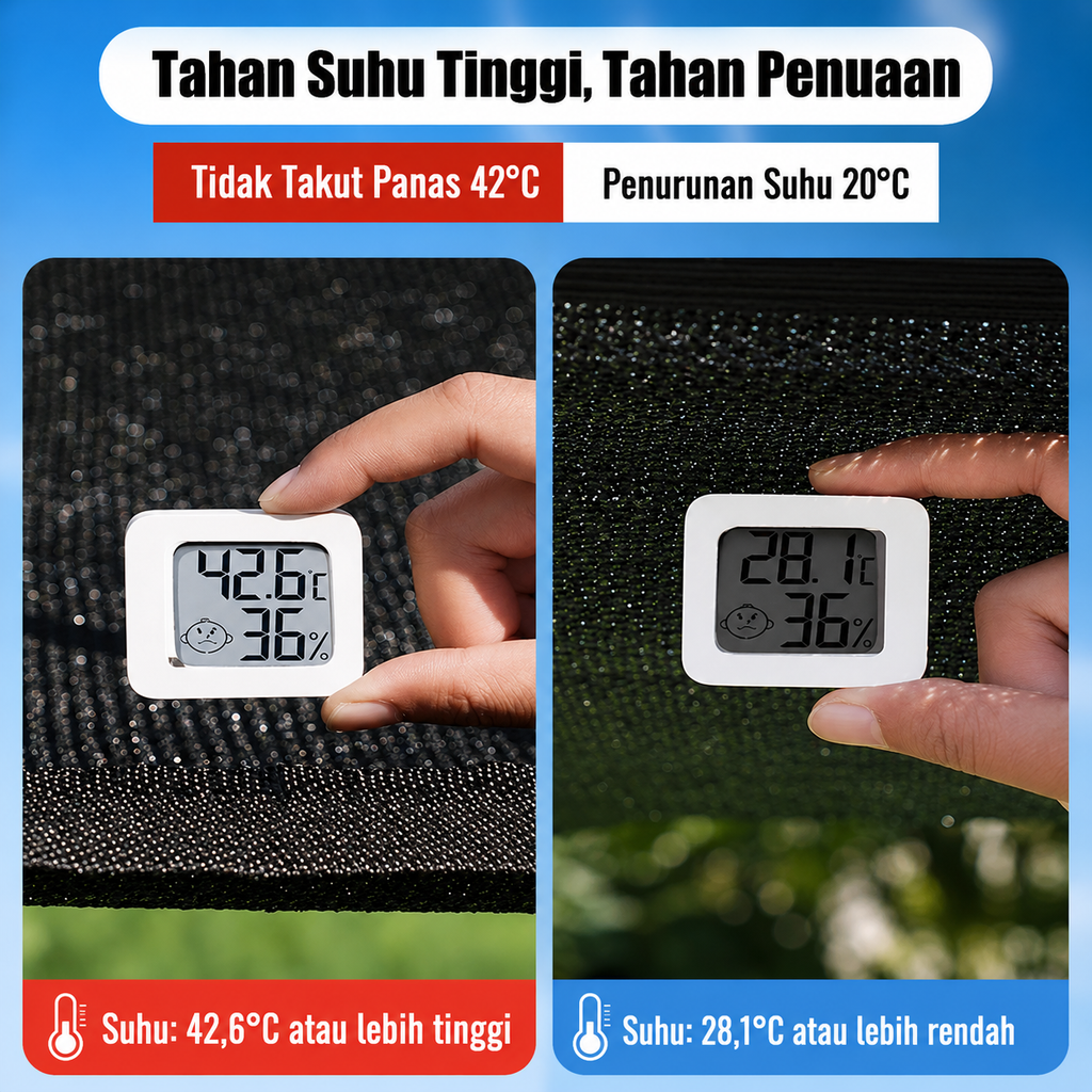 💥Diskon 50%, jaring peneduh 99,99%, terlindung dari sinar UV, berventilasi dan sejuk.